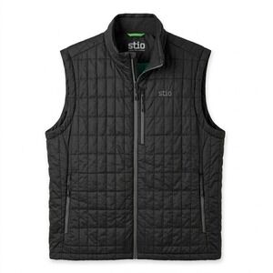 NEW Stio Azura Insulated Vest Men's 2XL Black Primaloft Quilted Puffer - AC
